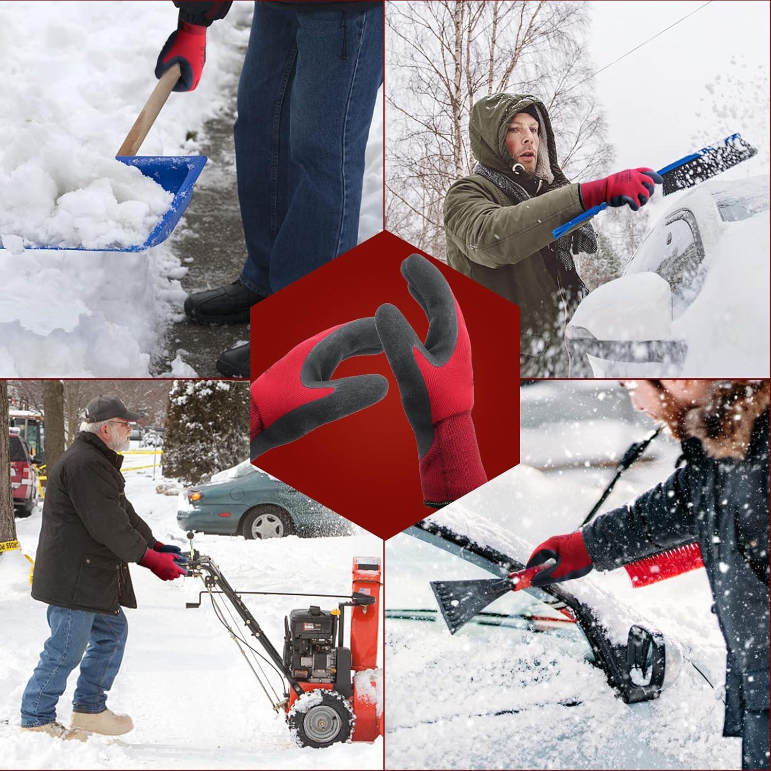 Guantes de Trabajo de Invierno LOCCEF - Aislados Térmicamente, 2 Pares