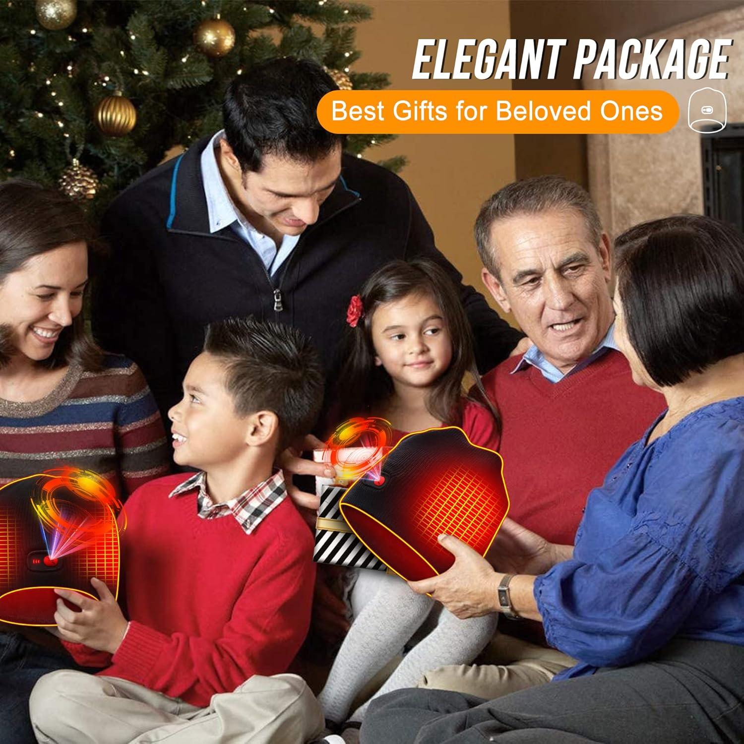 Gorro Térmico Eléctrico Recargable Autocastle Unisex Negro