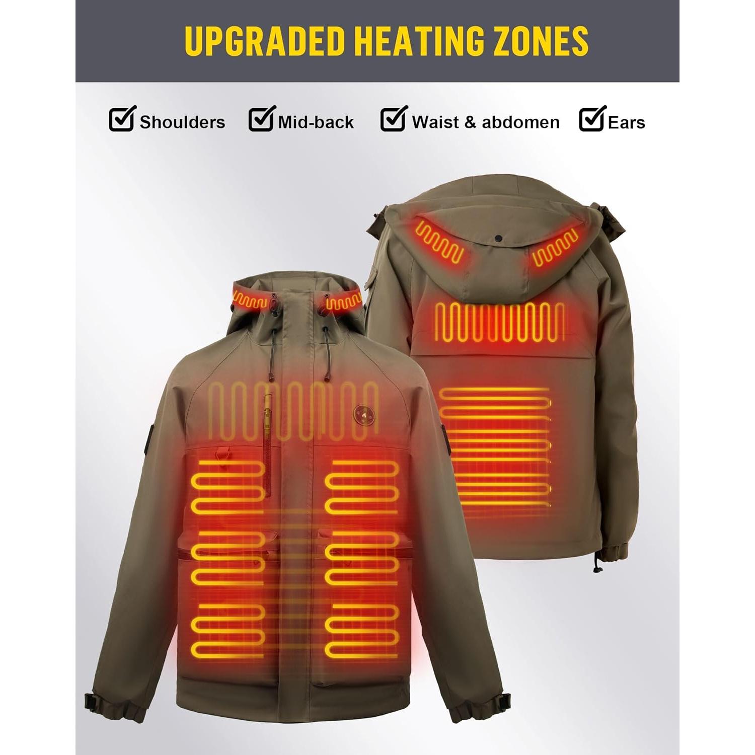 Chaqueta Calefaccionada para Mujeres Brimekey RPS-028 10000mAh