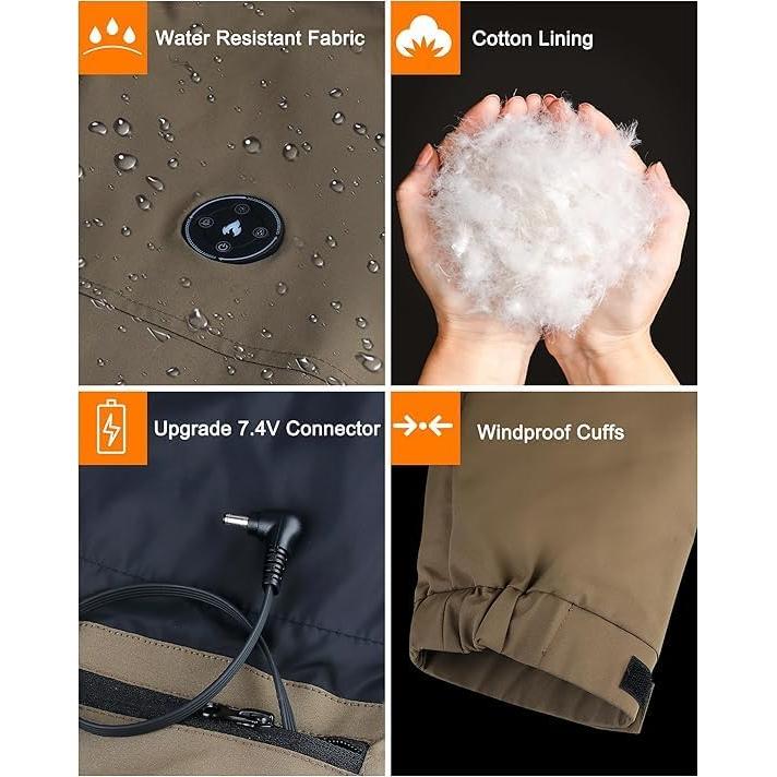 Chaqueta Calefaccionada para Mujeres Brimekey RPS-028 10000mAh