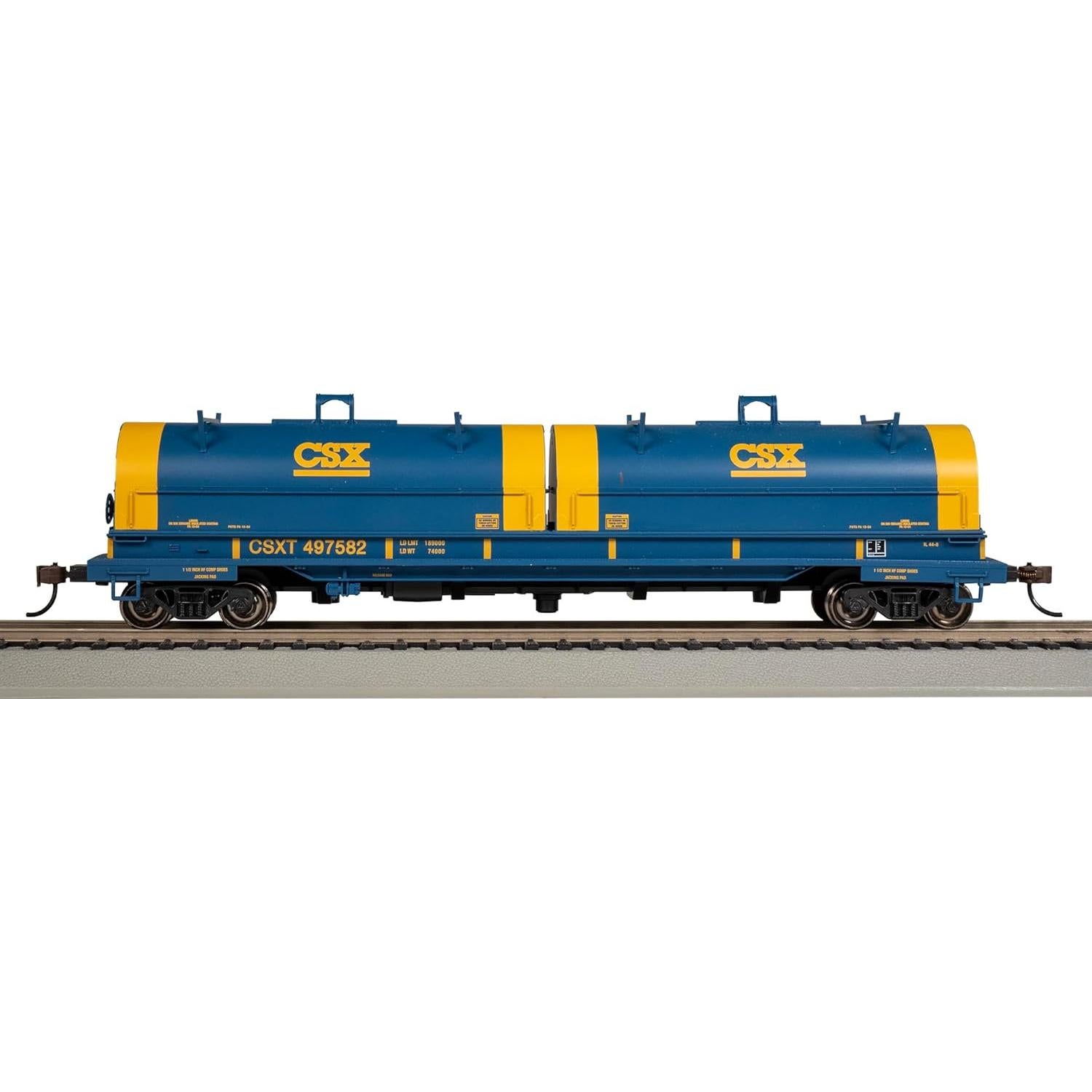 Carro de Acero 16.76m Bachmann CSX con Carga Removible