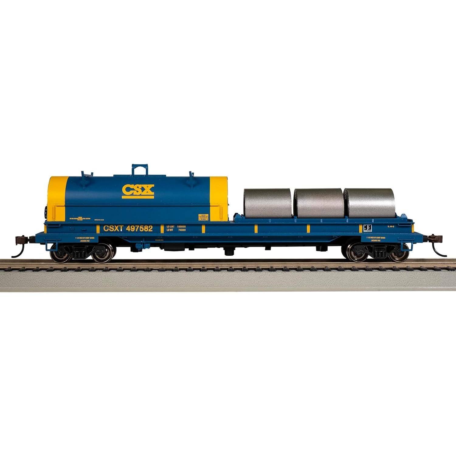 Carro de Acero 16.76m Bachmann CSX con Carga Removible