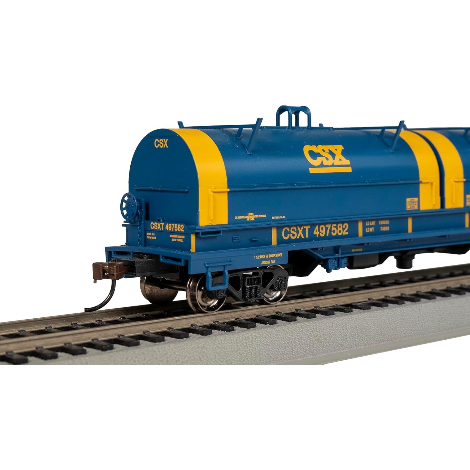 Carro de Acero 16.76m Bachmann CSX con Carga Removible