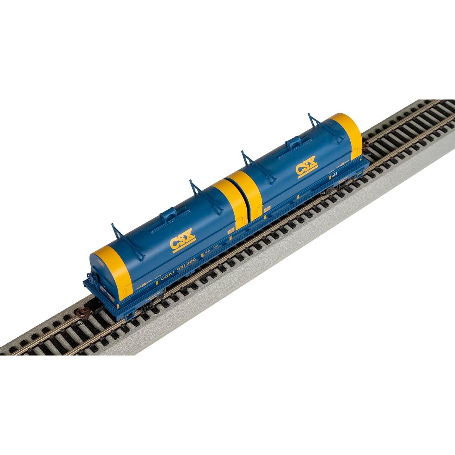 Carro de Acero 16.76m Bachmann CSX con Carga Removible
