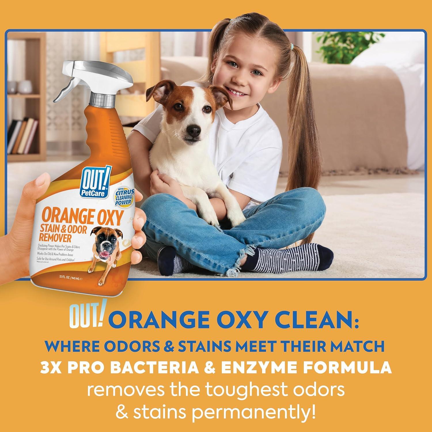 OUT! PetCare Eliminador de Manchas y Olores Oxy 946 ml