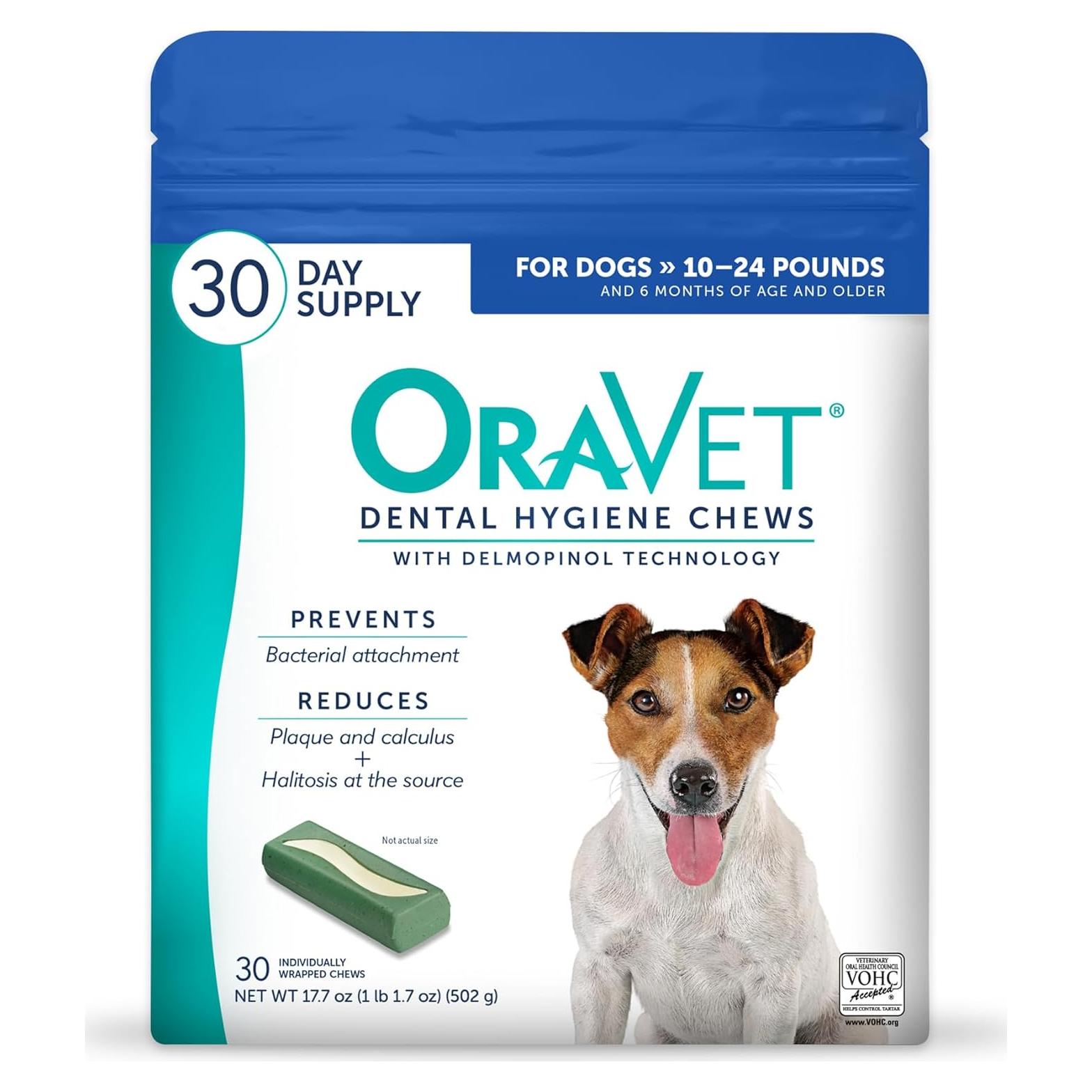 ORAVET Chews Dental para Perros Pequeños 30 Unidades