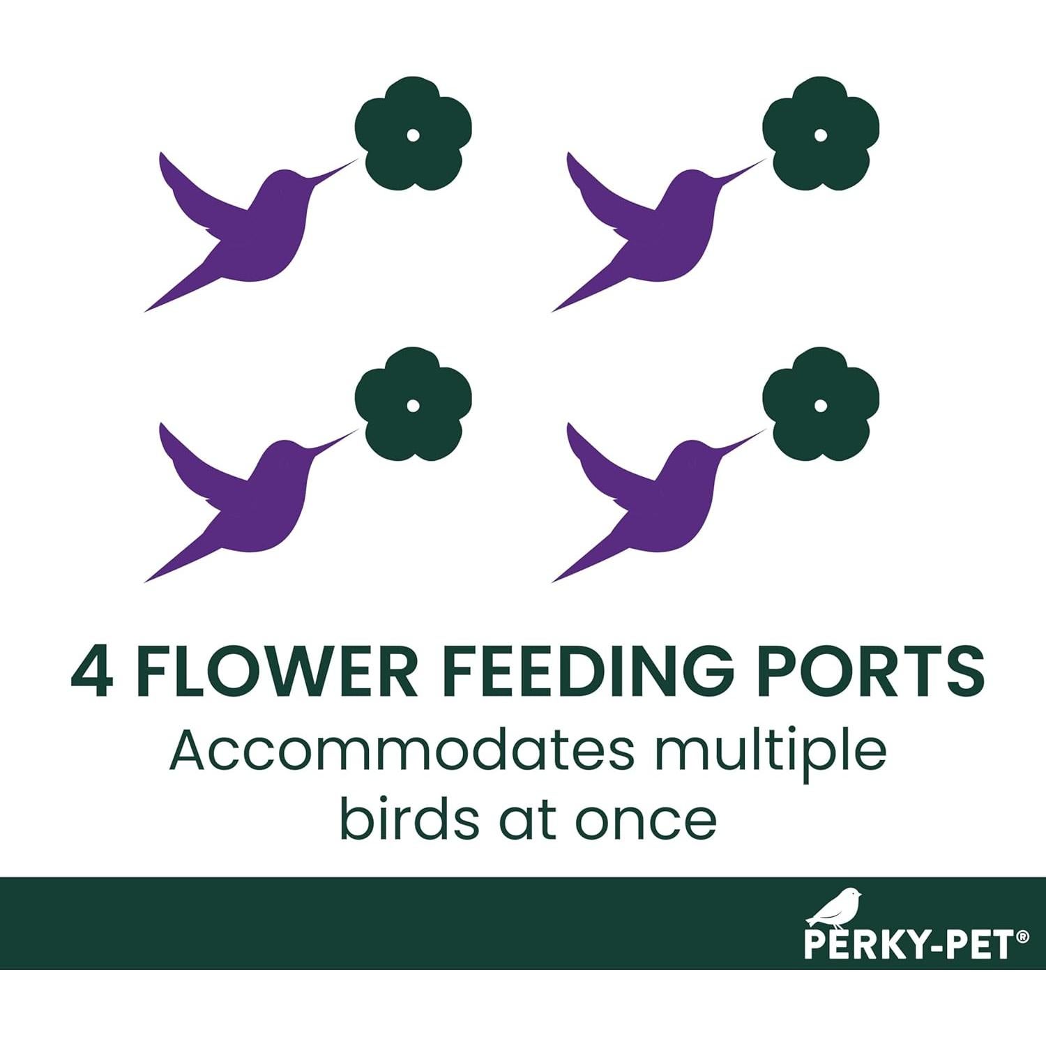 Alimentador de Colibríes de Vidrio Perky-Pet 203CPBN 227ml