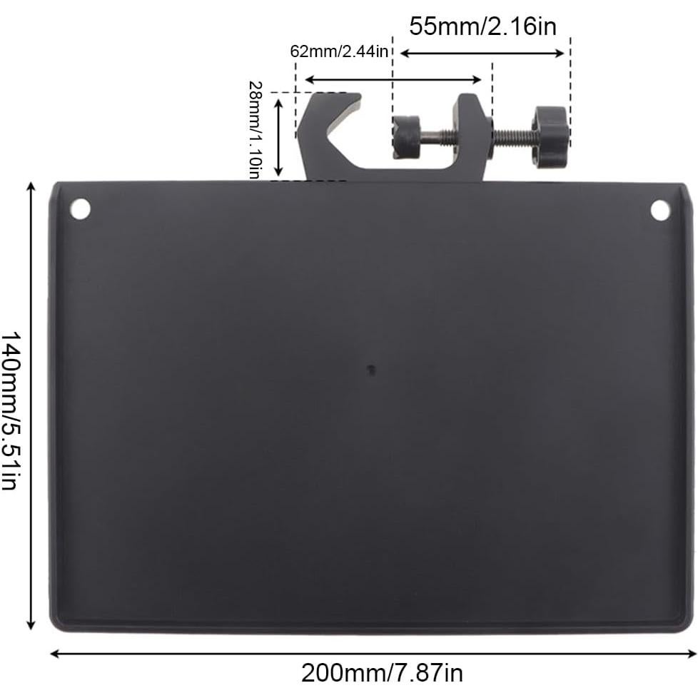 Soporte para Micrófono RTNLIT con Bandeja Ajustable 20x14cm
