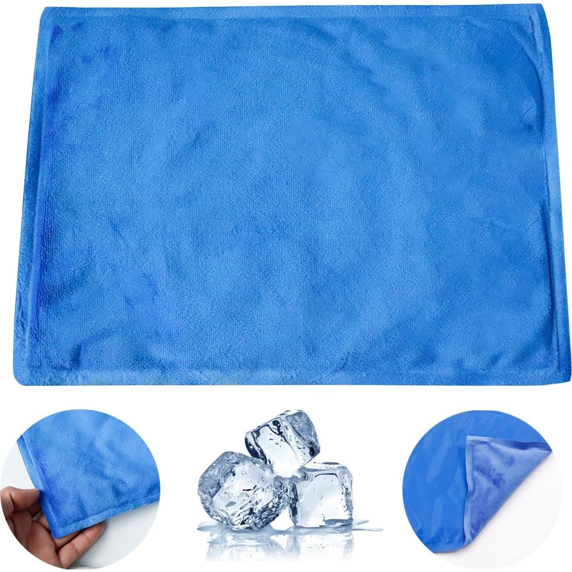 Cojín de Enfriamiento Soulagers Azul 76x19x3.8 cm