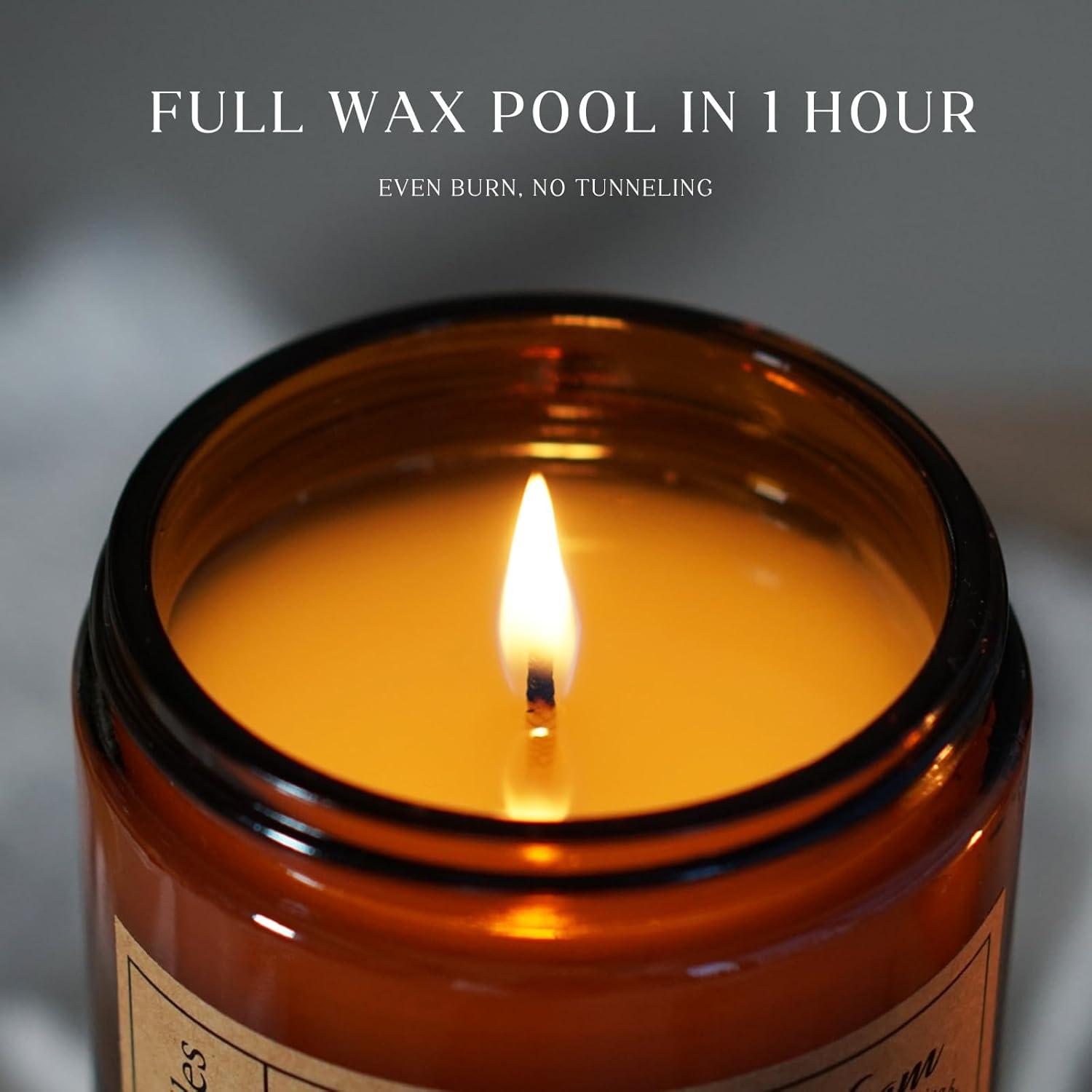 Set de Velas Aromáticas Eucalipto y Lavanda Liofeve 2pk