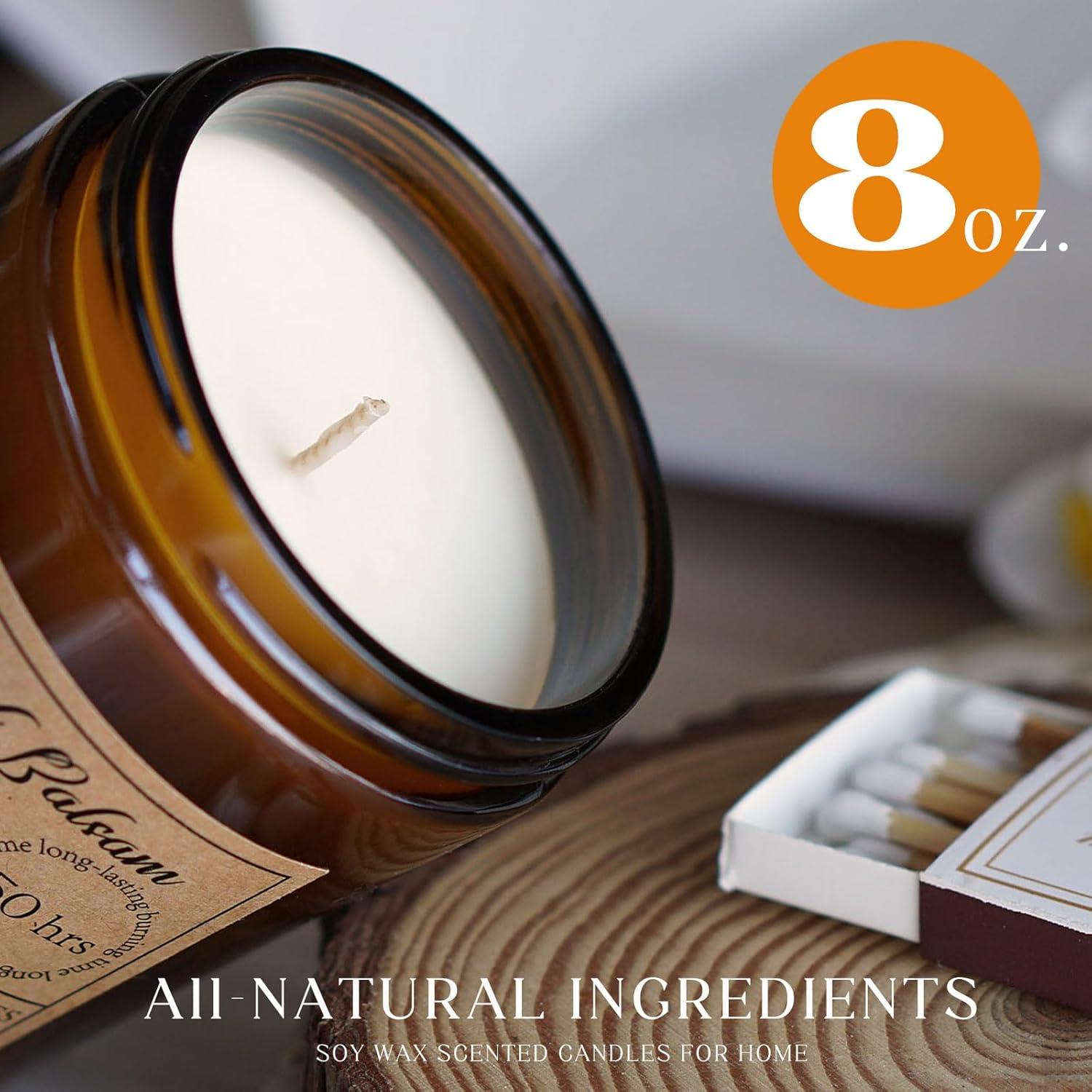 Set de Velas Aromáticas Eucalipto y Lavanda Liofeve 2pk