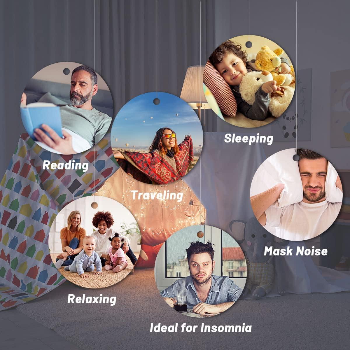 Máquina de Sonido para Dormir EasyHome CWN-T6 30 Sonidos 12 Luces