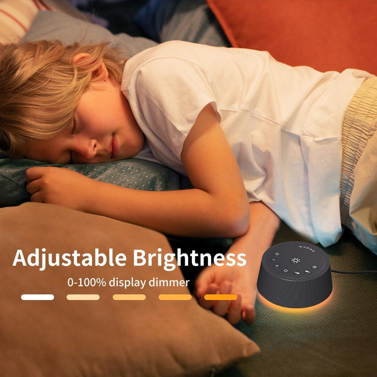 Máquina de Sonido Blanco SoundLegend con Luz Nocturna 12 Colores