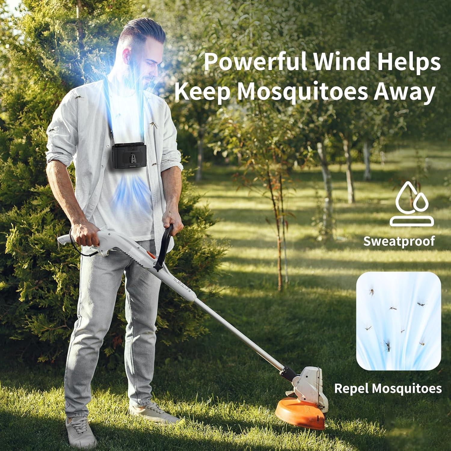 Ventilador Portátil Socool K60 10000mAh Clip Cintura 10 Velocidades