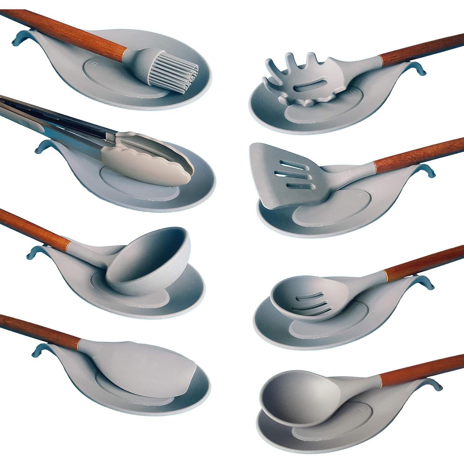 Soporte de Cuchara de Silicona Petits Desserts - 2 Pcs, Resistente al Calor