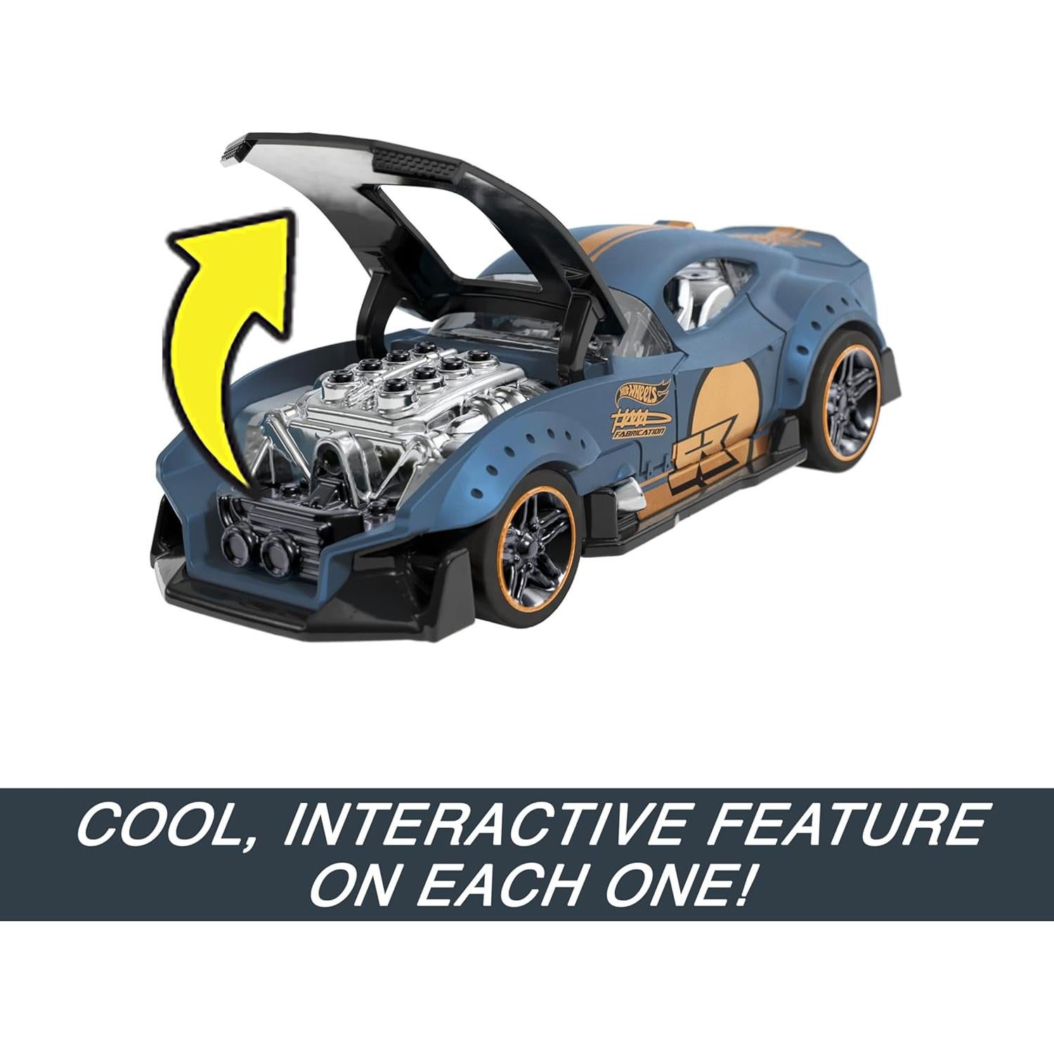 Hot Wheels Paquete de 2 Coches Retroceso 1:43 Interactivos