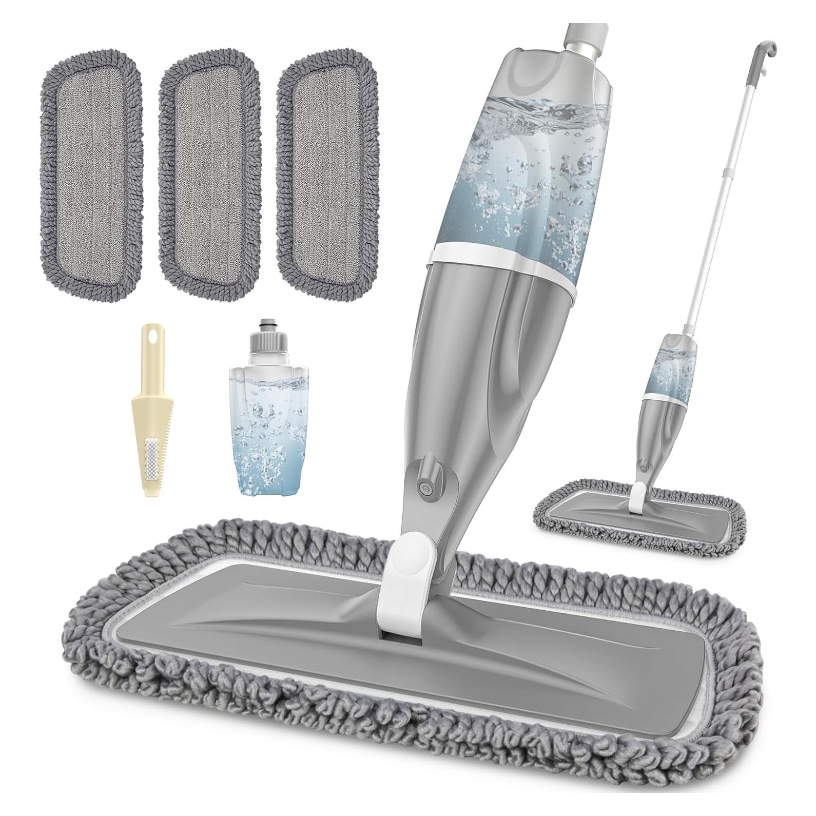 Mopa Húmeda EXEGO con 3 Almohadillas Reutilizables 440ML