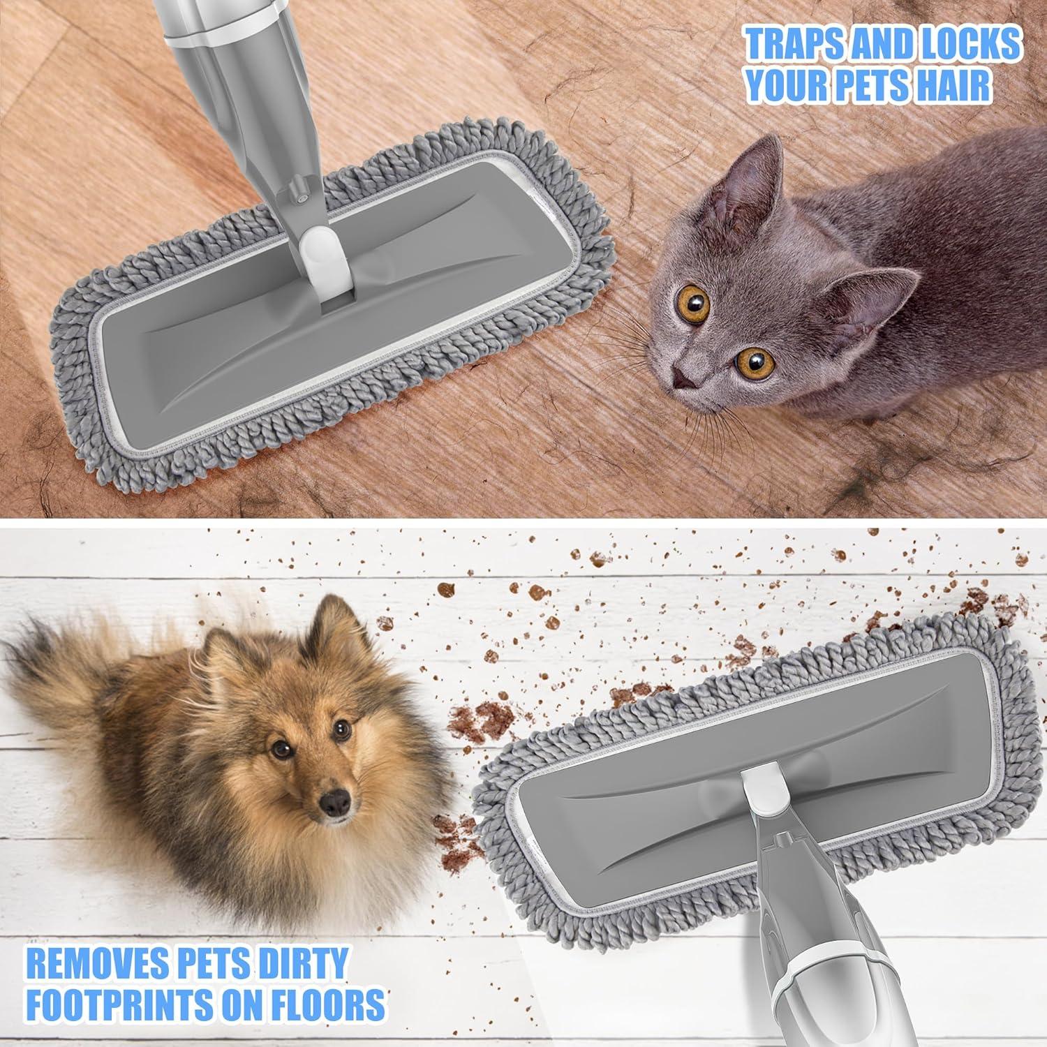 Mopa Húmeda EXEGO con 3 Almohadillas Reutilizables 440ML