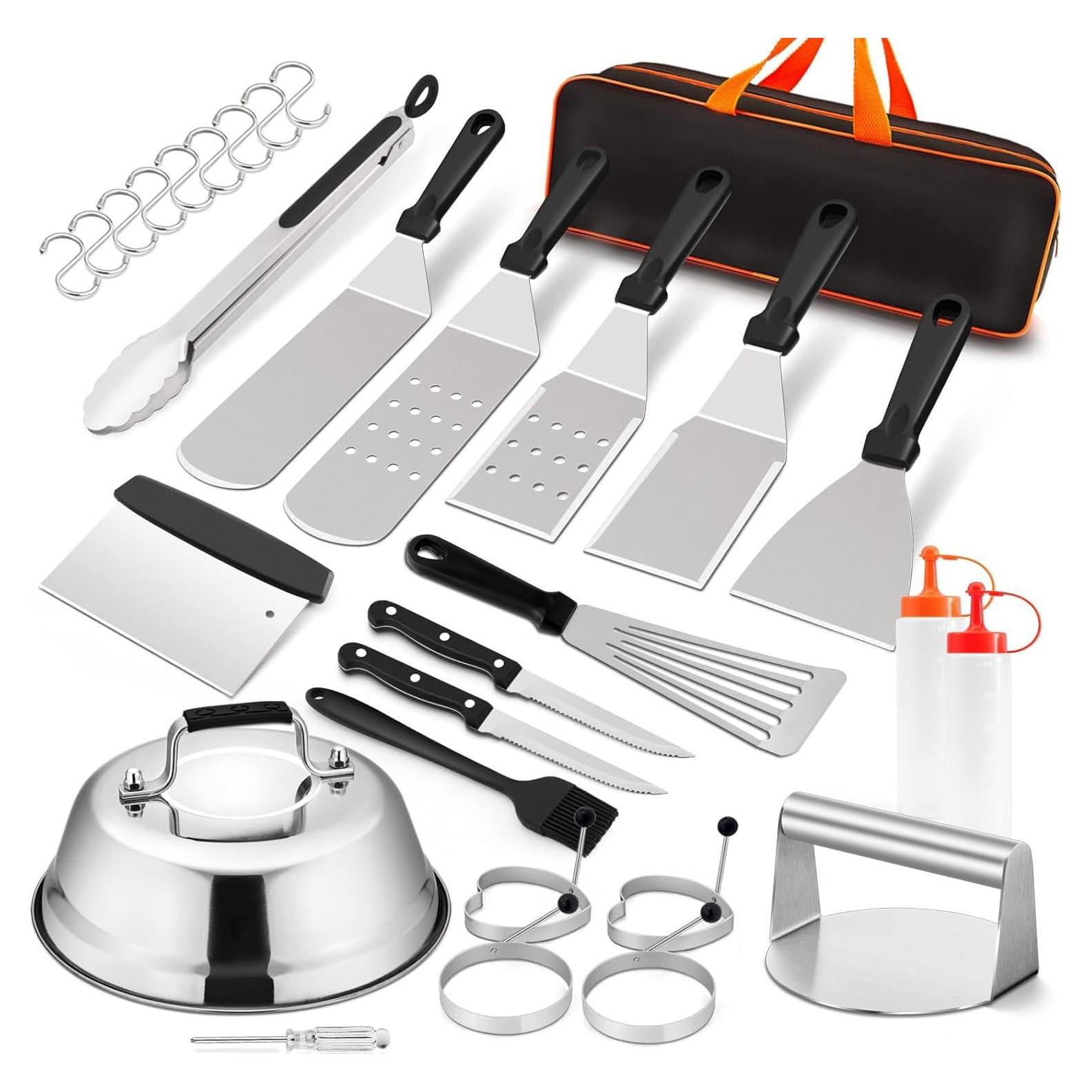 Kit de Accesorios para Plancha HaSteeL 20 Piezas Acero Inoxidable