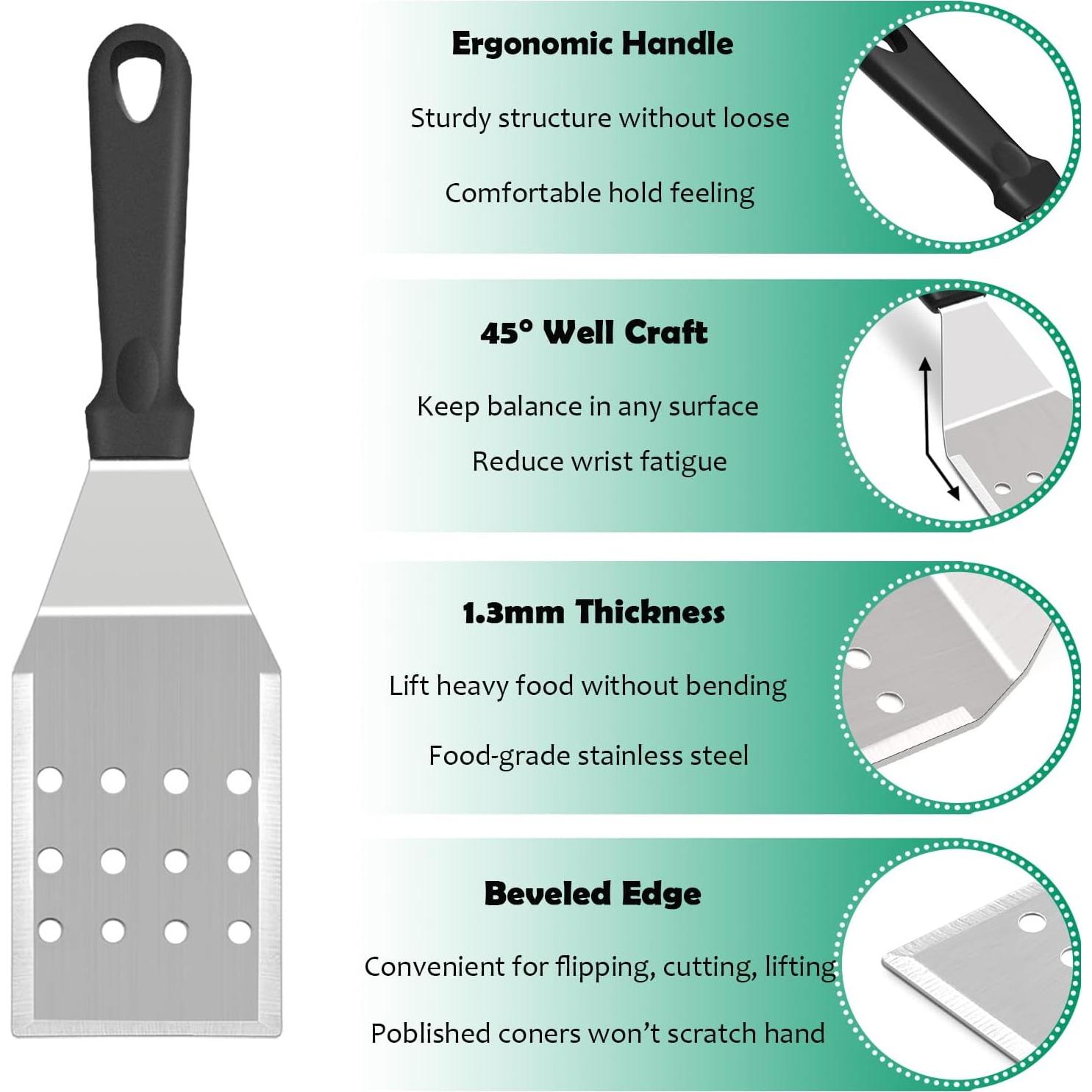 Kit de Accesorios para Plancha HaSteeL 20 Piezas Acero Inoxidable