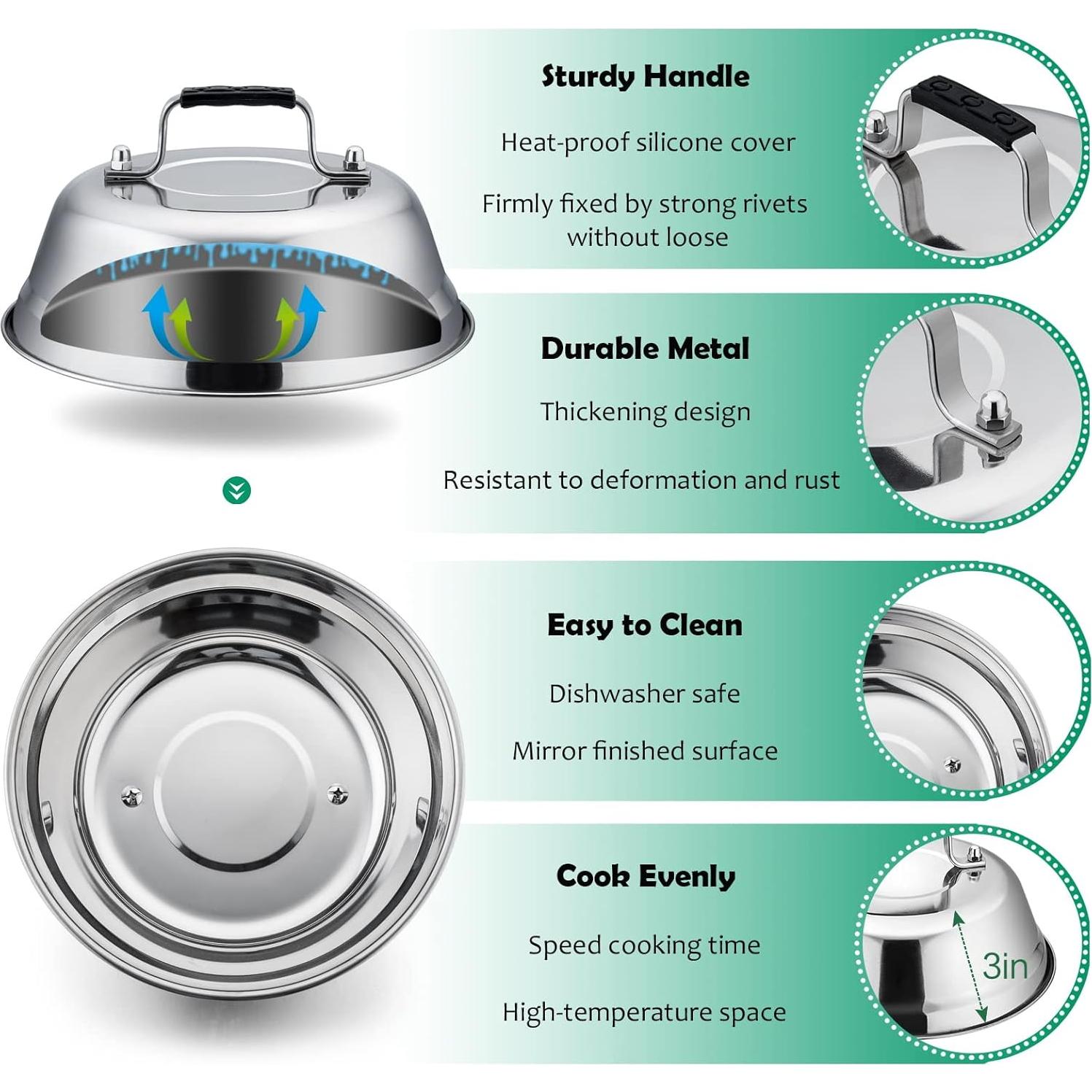 Kit de Accesorios para Plancha HaSteeL 20 Piezas Acero Inoxidable