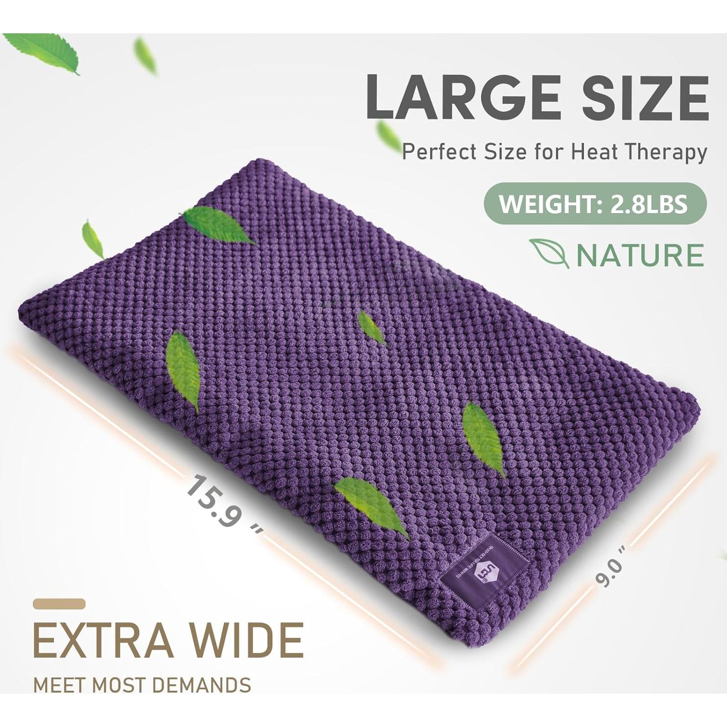 Almohadilla Térmica UNCN 23x38 cm con Funda Lavable para Dolor