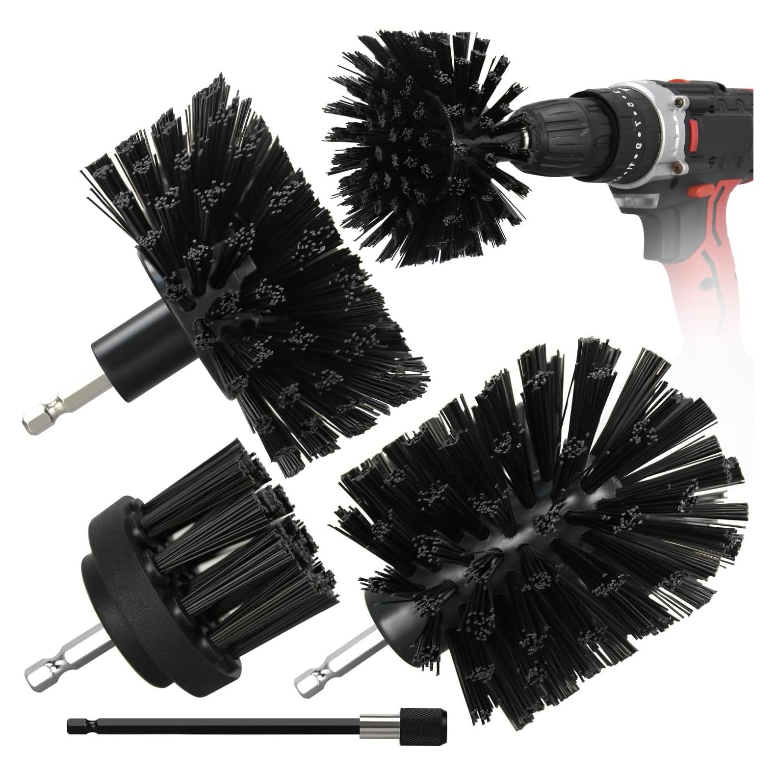 Kit de Cepillos de Taladro 4 Piezas FGBNM - Accesorios de Limpieza