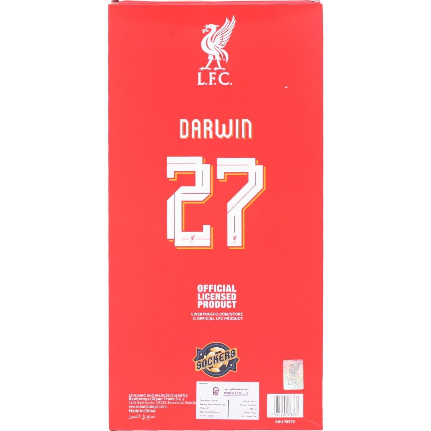 Figura de Fútbol Sockers Darwin Núñez 30cm Posable