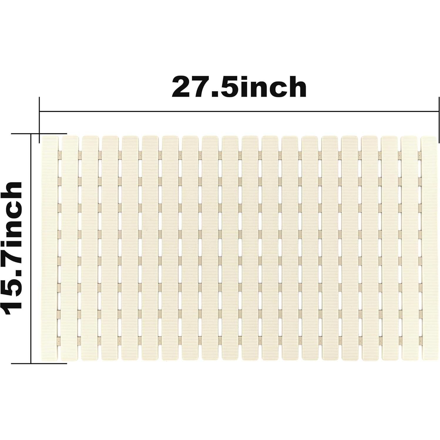 Alfombrilla de Ducha Antideslizante BEMISO 70x40 cm Beige