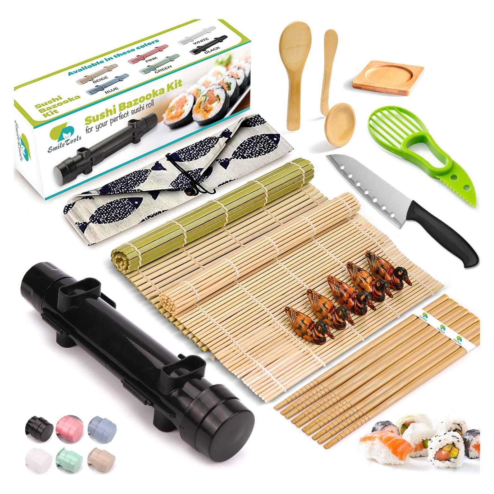 Kit de Hacer Sushi SmileTools 22 Piezas para Principiantes