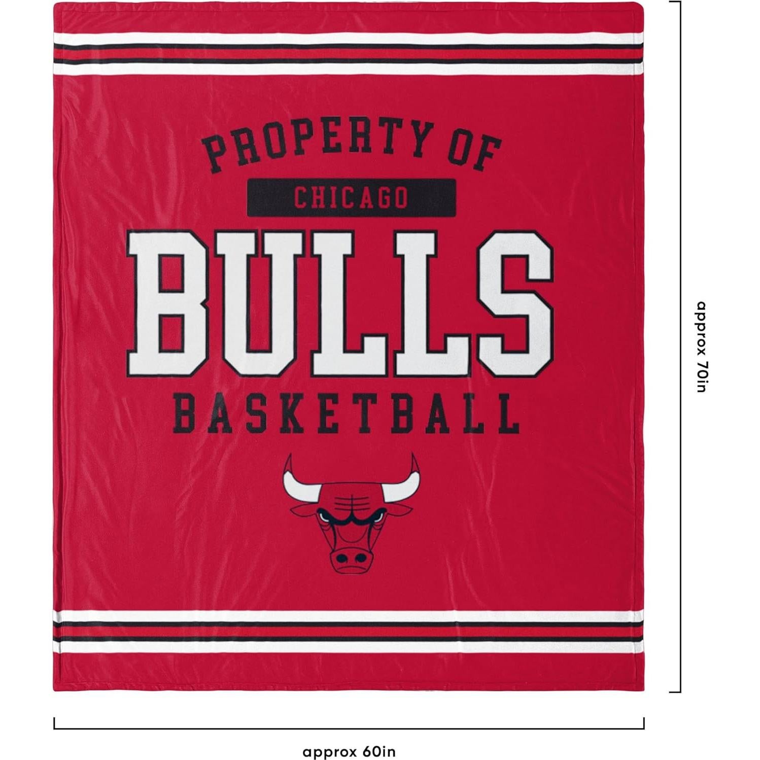 Manta FOCO Chicago Bulls Sherpa 152x178 cm Unisex