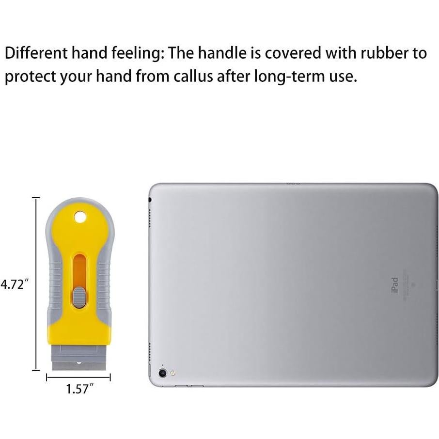 Paquete de Cuchillas de Raspador WEGAZ - 100 Cuchillas de Acero al Carbono