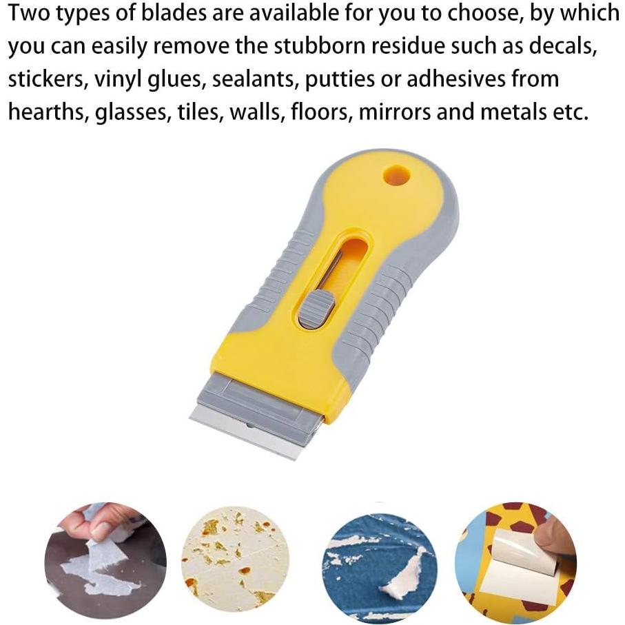 Paquete de Cuchillas de Raspador WEGAZ - 100 Cuchillas de Acero al Carbono