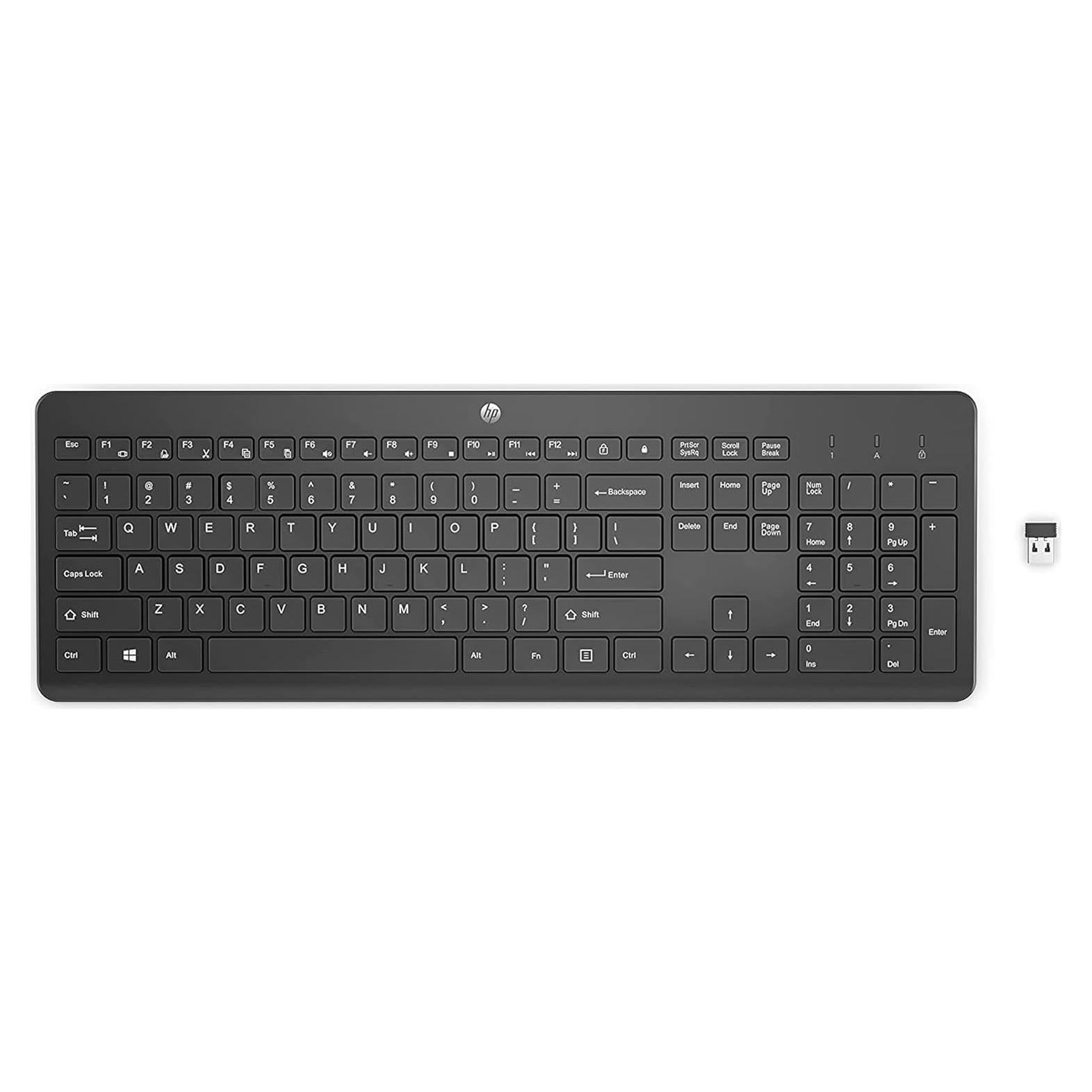 Teclado Inalámbrico HP 230 - Diseño Silencioso y Ergonomía
