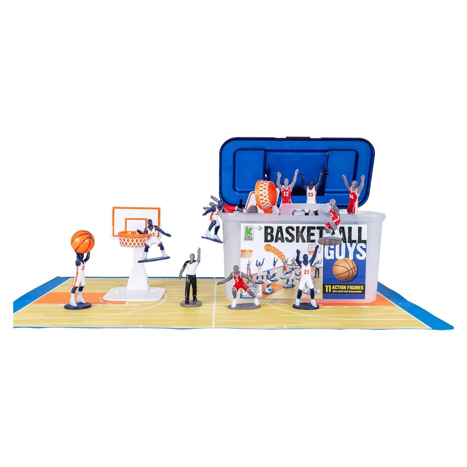 Kaskey Kids Figuras de Baloncesto - 21 Piezas para Niños