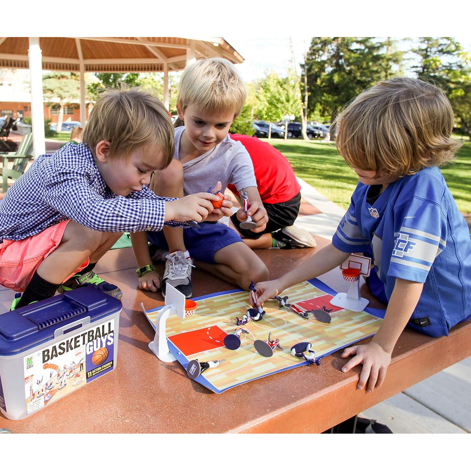 Kaskey Kids Figuras de Baloncesto - 21 Piezas para Niños