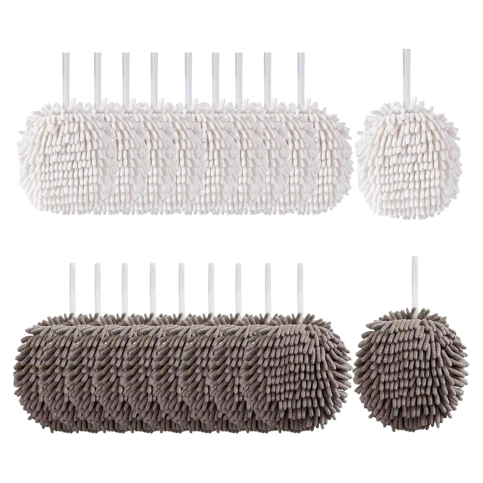 Paquete de 20 Toallas de Mano Microfibra XHMAXE 18x18cm Secado Rápido