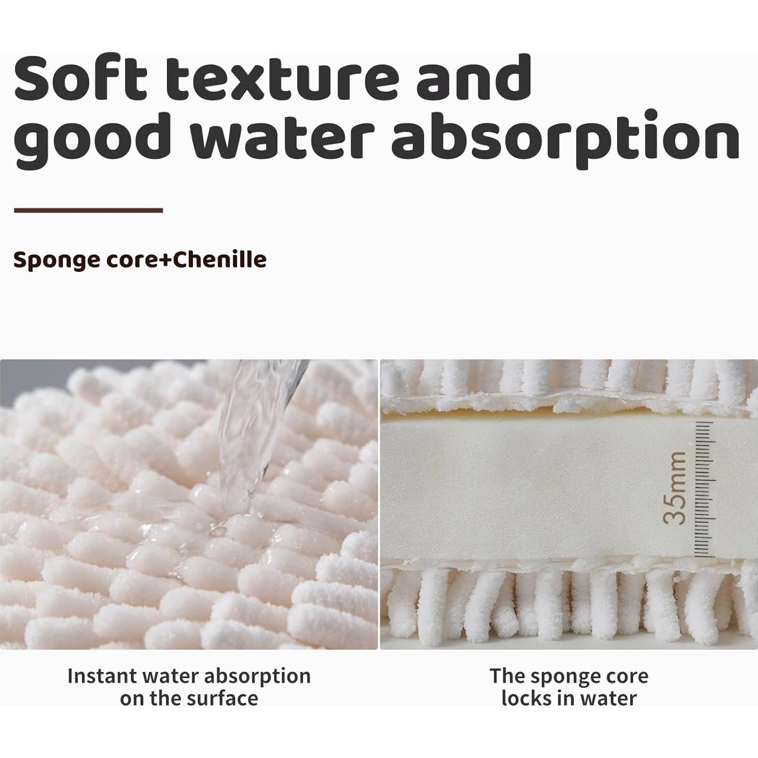 Paquete de 20 Toallas de Mano Microfibra XHMAXE 18x18cm Secado Rápido