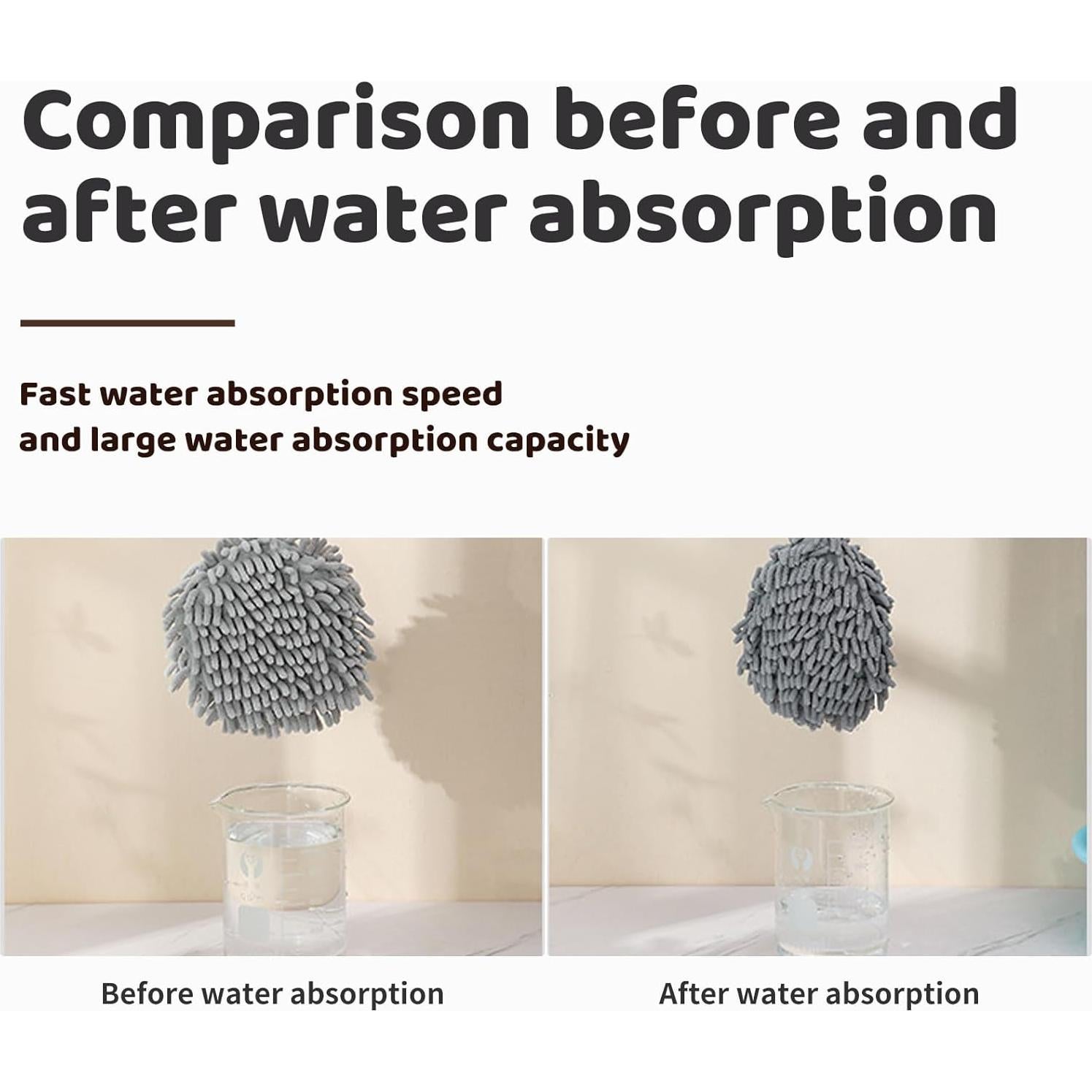 Paquete de 20 Toallas de Mano Microfibra XHMAXE 18x18cm Secado Rápido