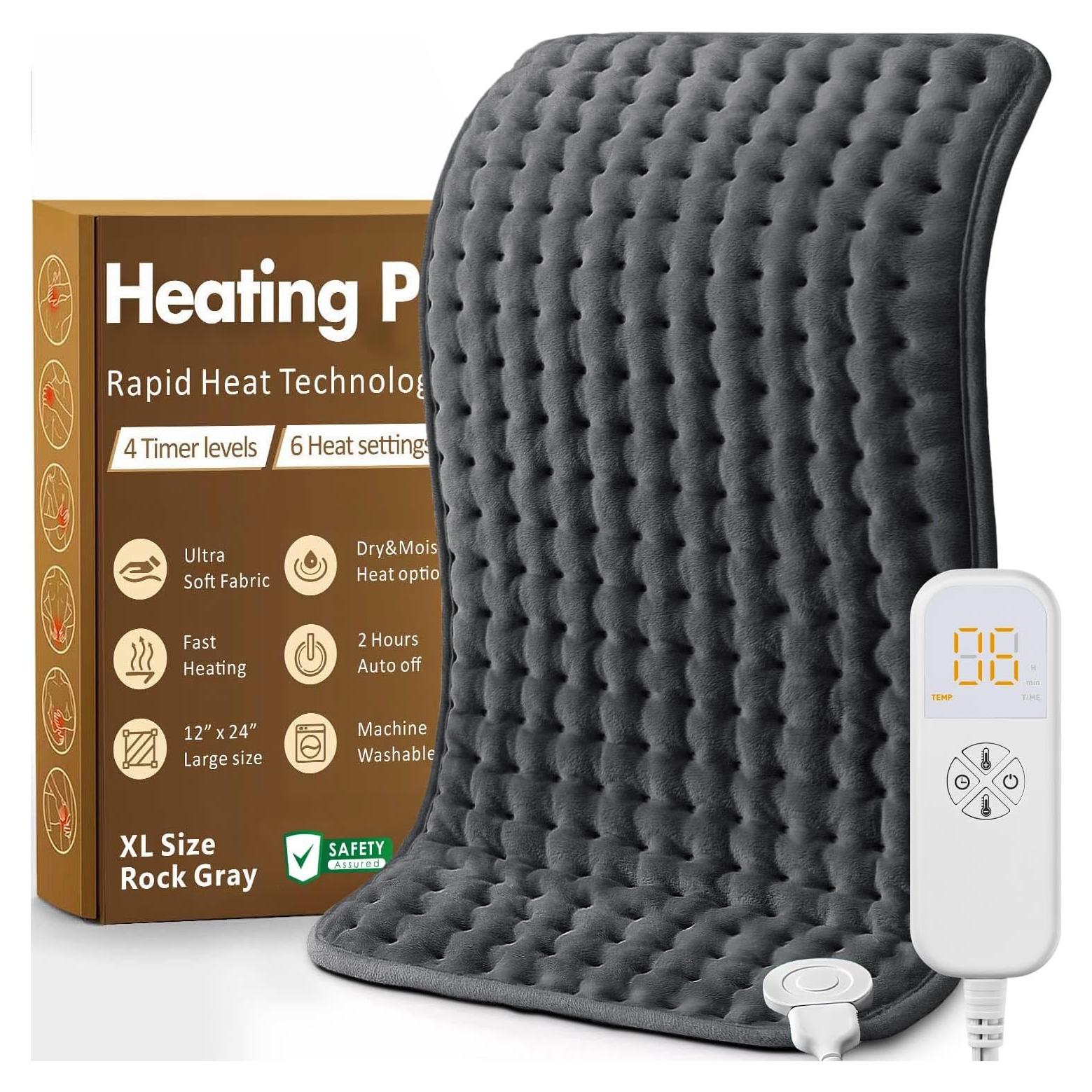 Almohadilla Calefactora Eléctrica Glamigee 30x60cm 6 Niveles