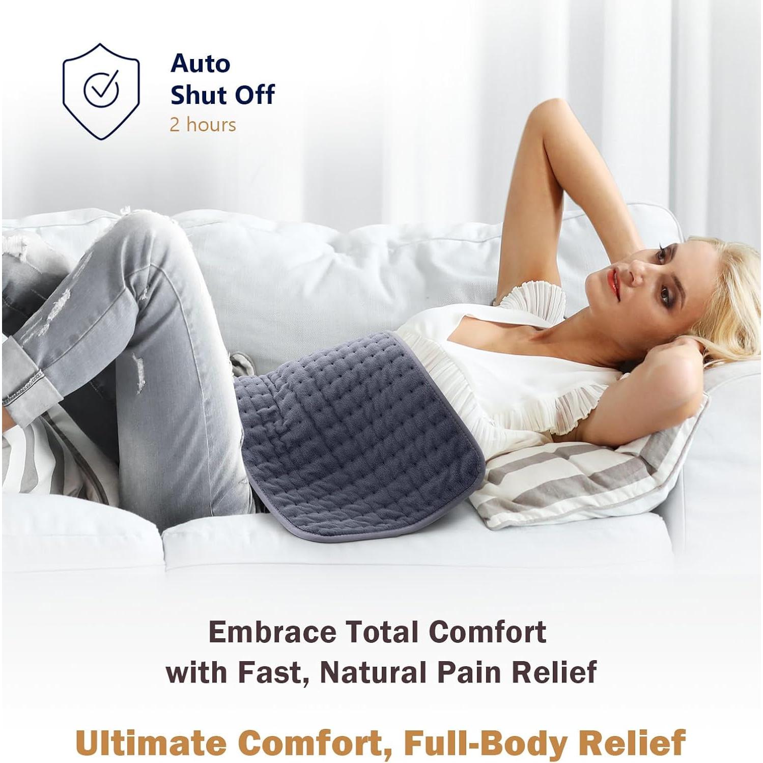 Almohadilla Calefactora Eléctrica Glamigee 30x60cm 6 Niveles