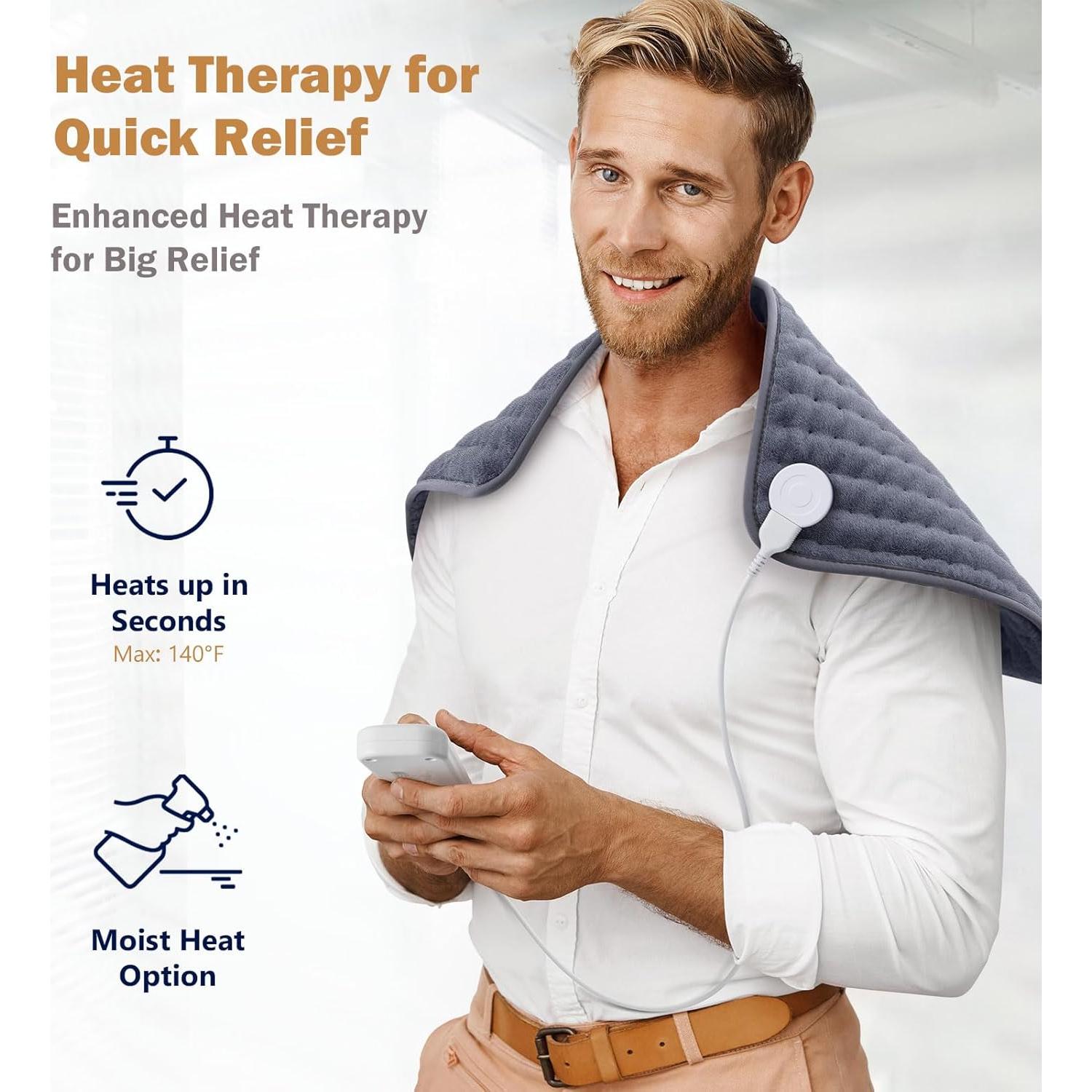 Almohadilla Calefactora Eléctrica Glamigee 30x60cm 6 Niveles