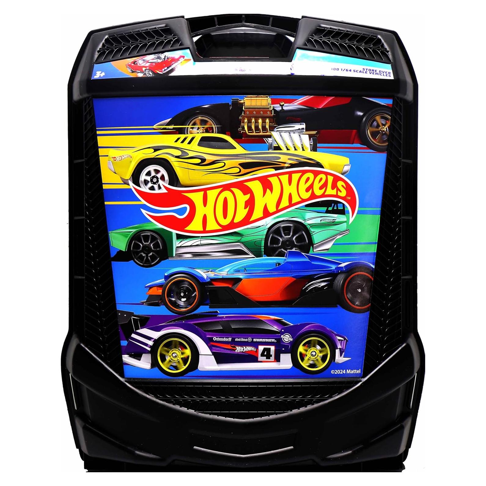 Estuche Rodante Tara Toy para 100 Autos Hot Wheels