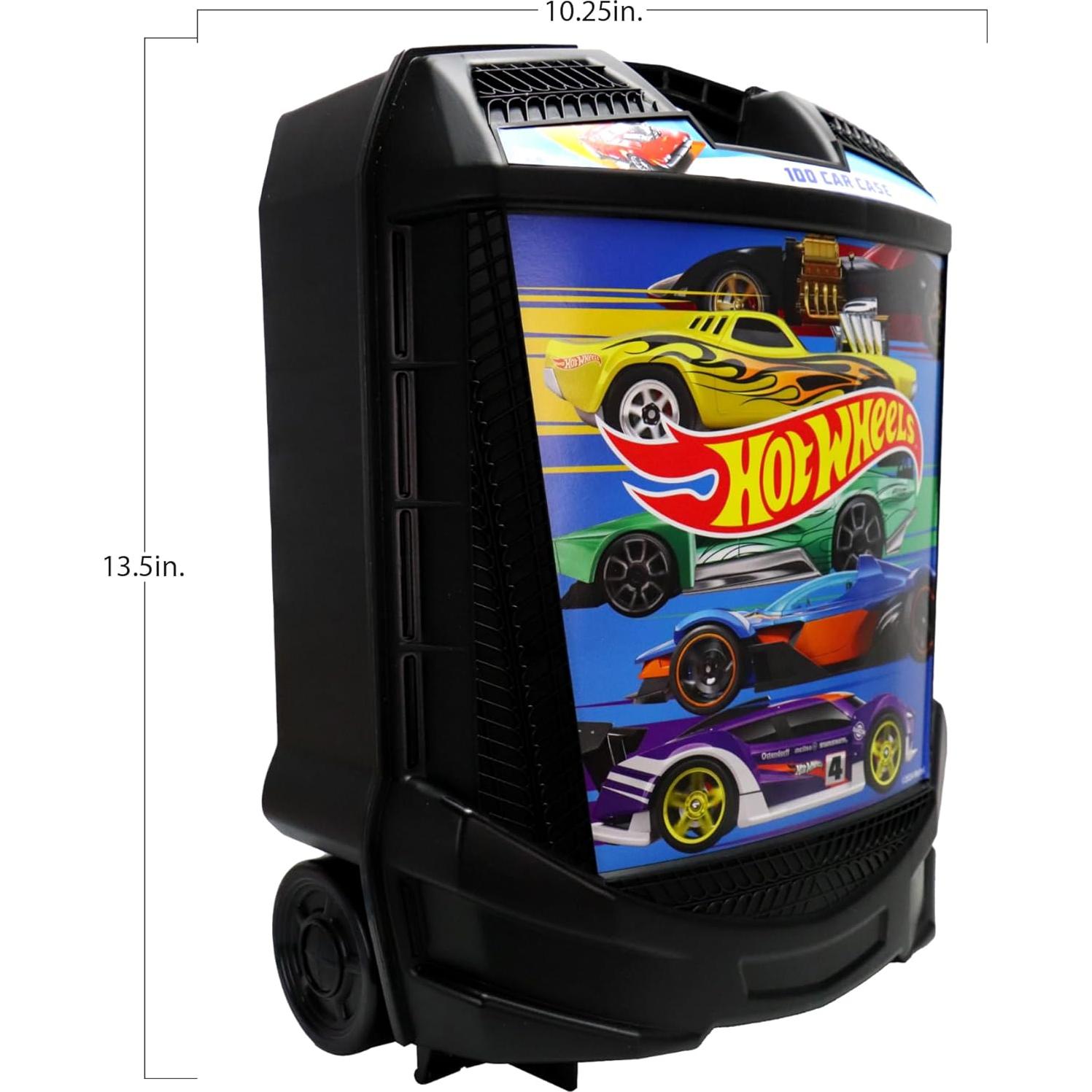 Estuche Rodante Tara Toy para 100 Autos Hot Wheels