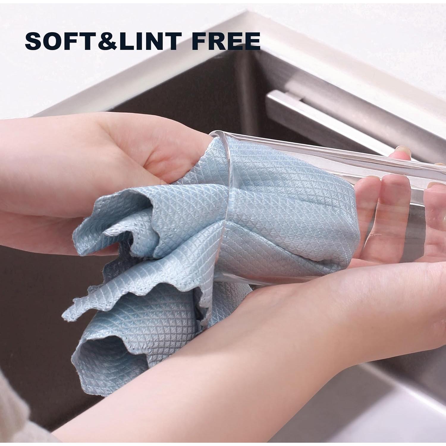 Paño de Limpieza de Ventanas JOYMOOP Microfibra 5 Pcs 40x30 cm