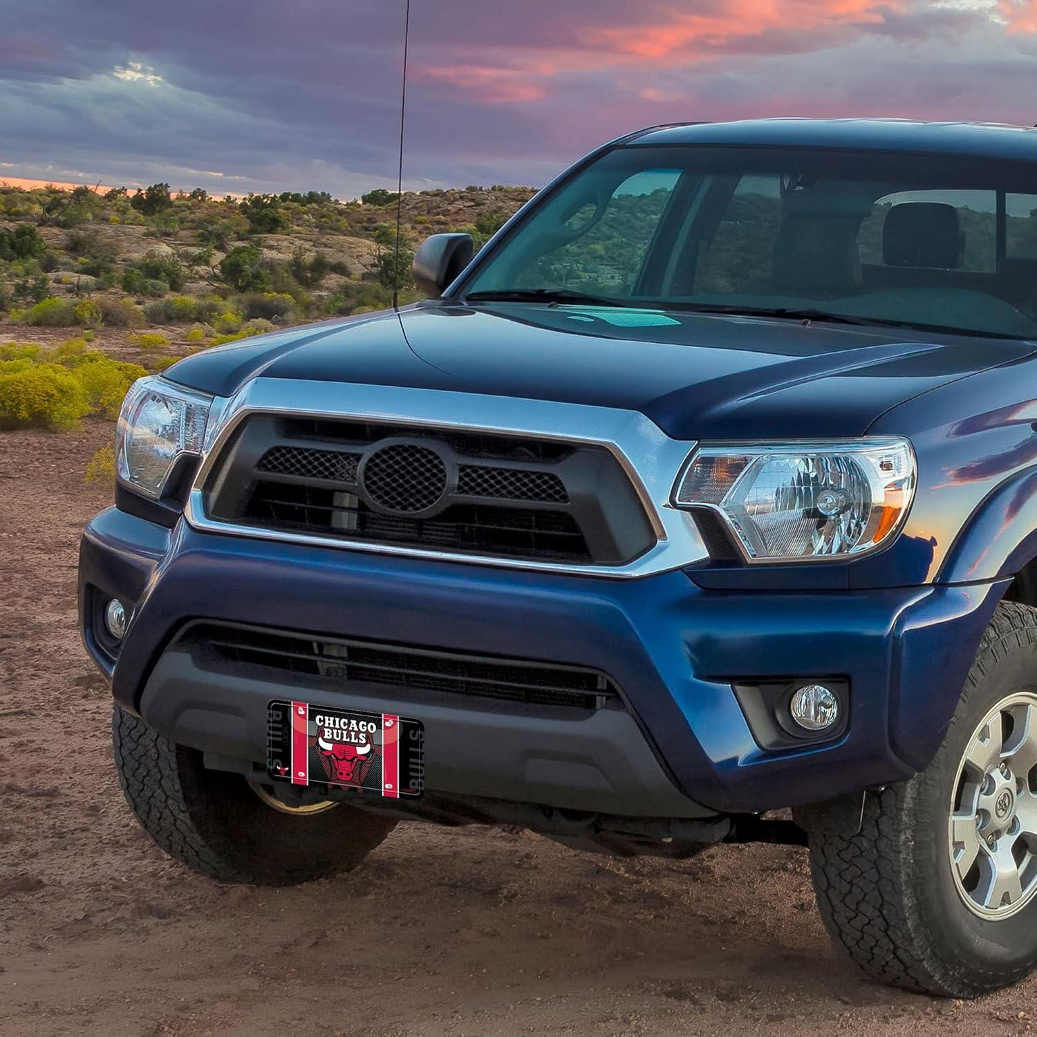 Placa de Licencia Metálica Rico Industries Chicago Bulls 15x30cm