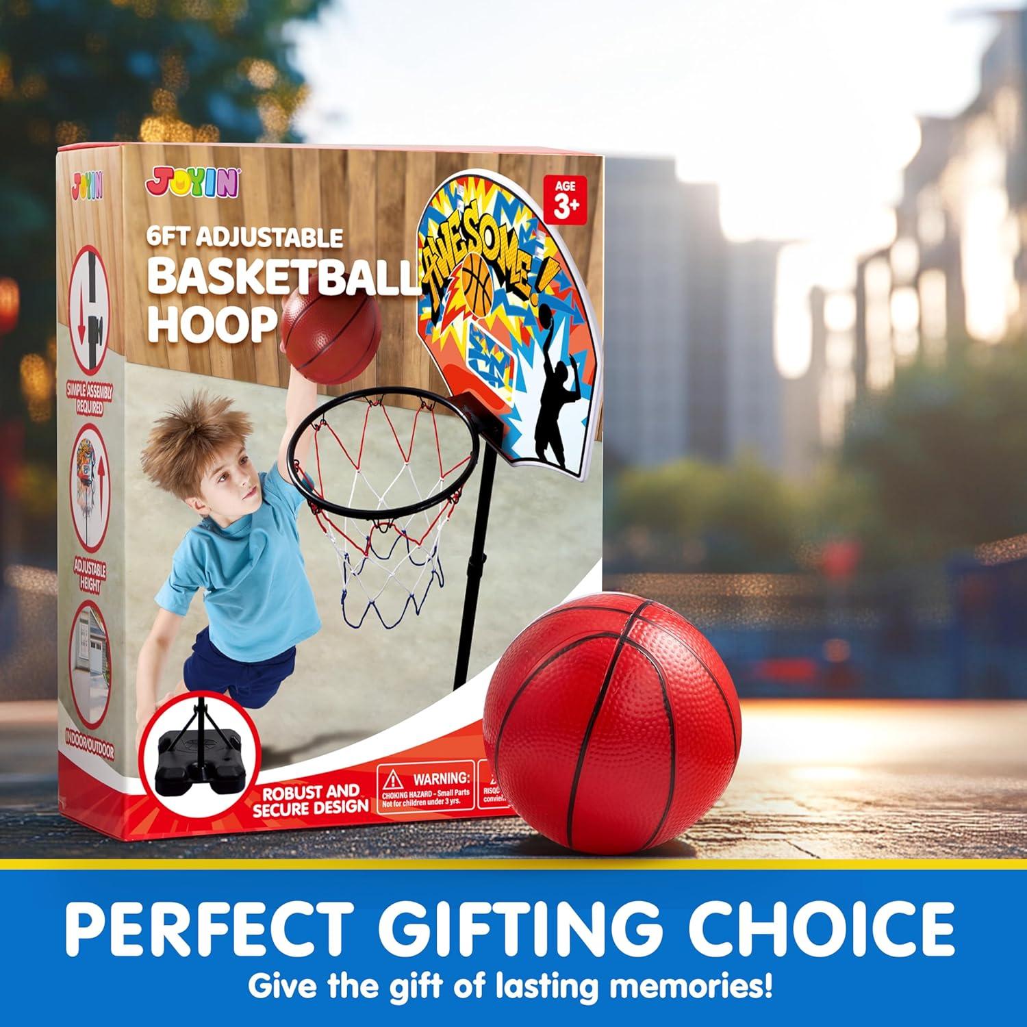 Aro de Baloncesto Joyin Altura Ajustable 0.79-1.88 m Niños