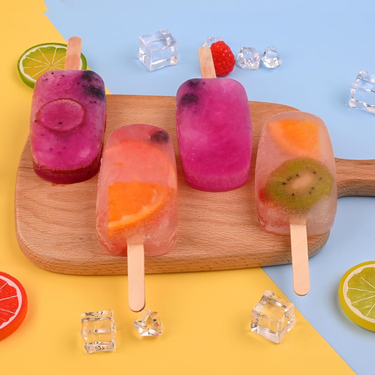 Moldes de Silicona para Helado WMKGG 2 PCS 100ml Azul