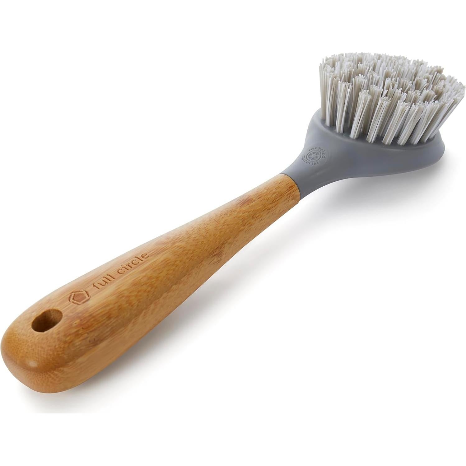 Cepillo de Hierro Fundido Full Circle Tenacious C con Mango de Bambú