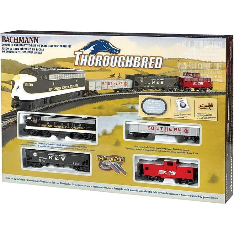 Juego de Tren Eléctrico Bachmann Thoroughbred Escala HO